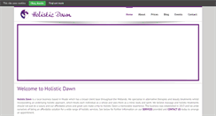 Desktop Screenshot of holisticdawn.com