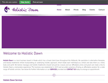 Tablet Screenshot of holisticdawn.com